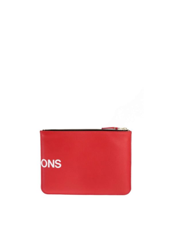 The Best Shops COMME DES GARÇONS WALLET: Clutches - Geldbörse aus Leder